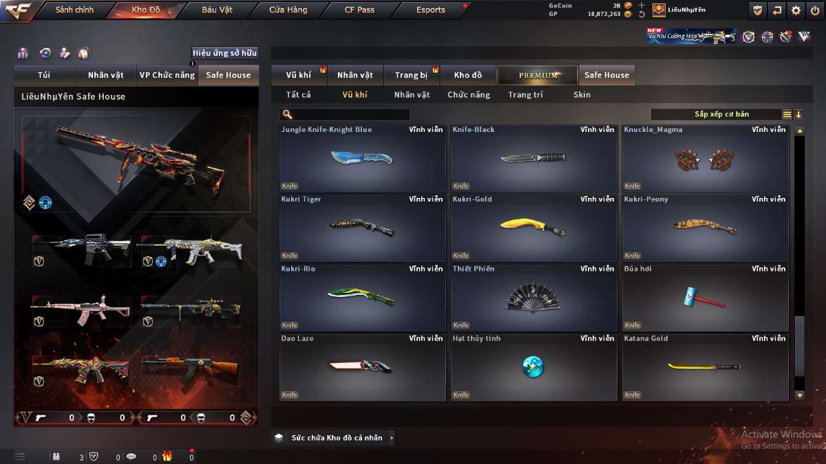 shop acc cf uy tin gia re